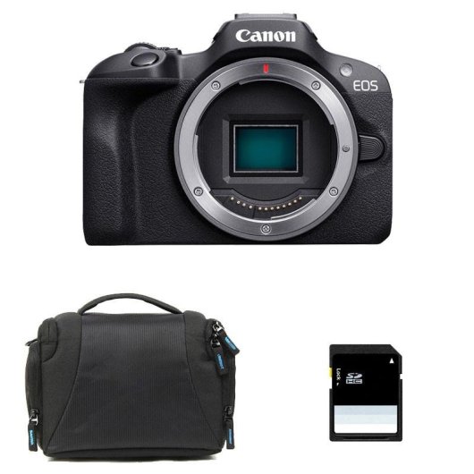 Câmara Mirrorless Canon EOS R100 24,1MP 18-150mm WiFi Bluetooth