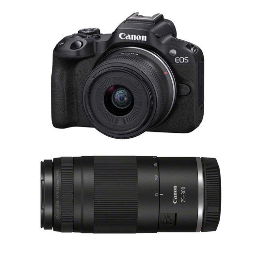 Cámara Mirrorless Canon EOS R50 24.2MP 18-150mm 4K Ultra HD WiFi Bluetooth