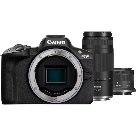 Cámara Mirrorless Canon EOS R50 24.2MP 18-150mm 4K Ultra HD WiFi Bluetooth