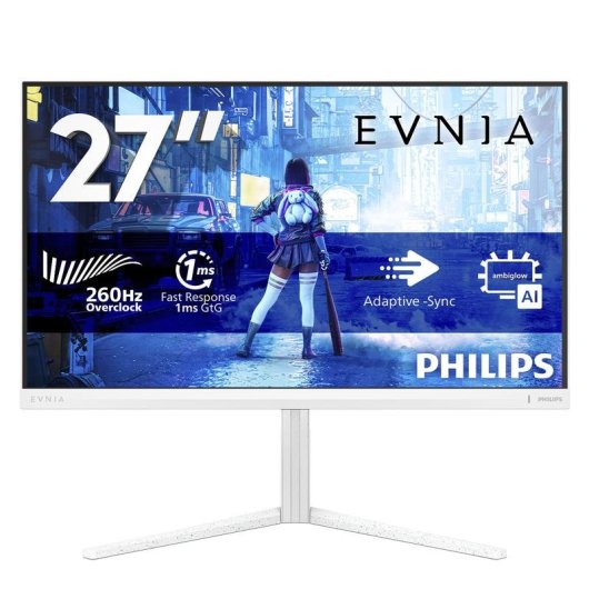 Monitor Philips 27M2N5201P/00 27" FullHD 260Hz Fast IPS HDR10 Ajuste de altura