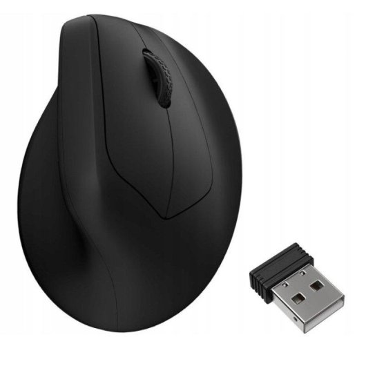 Maus Keychron M5-A29 Kabellos Ultra Leise 12000DPI Schwarz Ergonomisch
