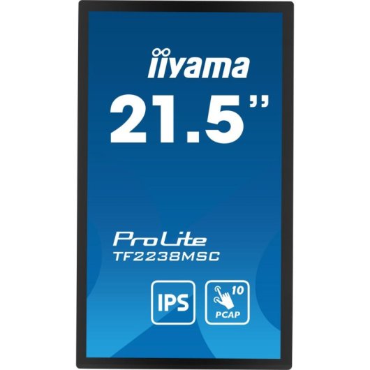 Monitor Iiyama TF2238MSC-B1 21,5" FullHD IPS Touch 10 Punkte USB HDMI VESA 5ms