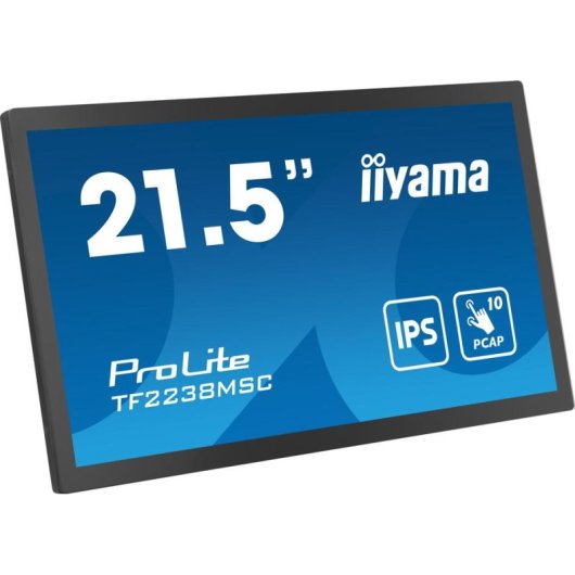 Monitor Iiyama TF2238MSC-B1 21,5" FullHD IPS Touch 10 Punkte USB HDMI VESA 5ms