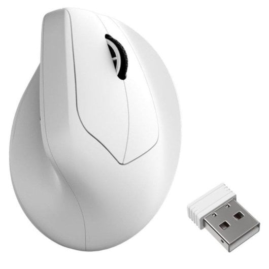 Mouse Keychron M5 Ultra Silent Wireless Bluetooth 5.3 12000DPI Nero Ergonomico
