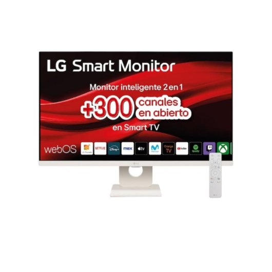 Monitor LG 27U511SA-W 27" FullHD 100Hz OLED IPS HDR10 Altifalantes Smart webOS23 Branco