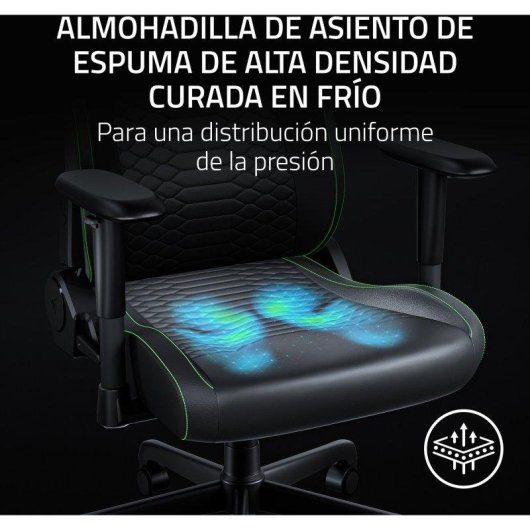 Silla gamer Razer Iskur V2 X NewGen ergonómica con cuero EPU y soporte lumbar