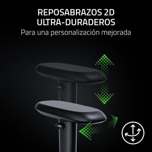 Silla gamer Razer Iskur V2 X NewGen ergonómica con cuero EPU y soporte lumbar