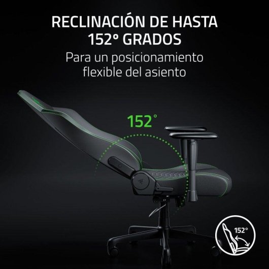 Silla gamer Razer Iskur V2 X NewGen ergonómica con cuero EPU y soporte lumbar