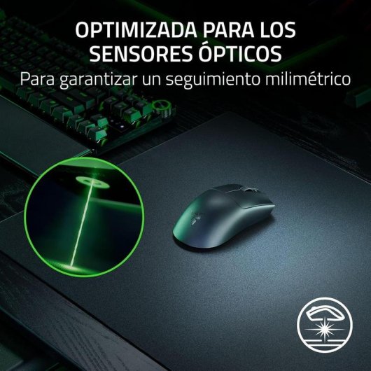 Alfombrilla de Ratón Gaming Razer Atlas Pro Cristal Templado 500 x 400 mm Negra