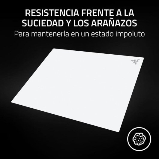Alfombrilla de ratón Razer Atlas Pro Cristal Templado Ultrafina 1,9 mm 500 x 400 mm Blanco