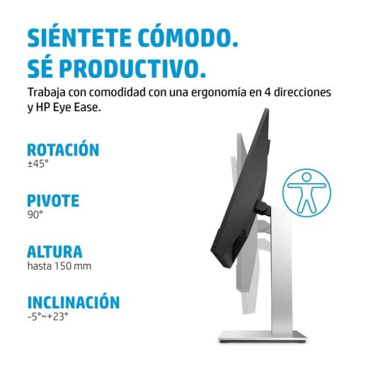Monitor HP E24m G4 23,8" FullHD 75Hz IPS USB-C Lautsprecher Kamera Höhenverstellbar