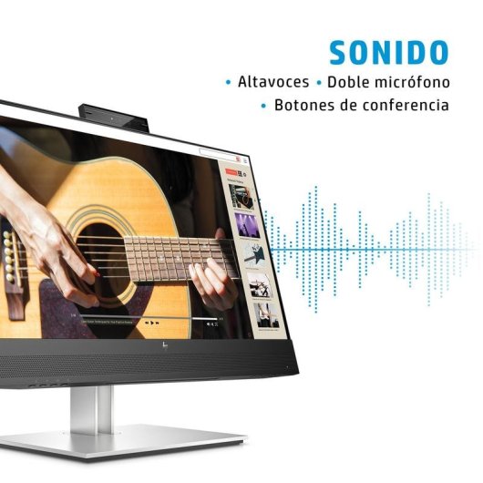 Monitor PC HP E24mv G4 23,8" FullHD 60Hz IPS Webcam Regolabile in Altezza