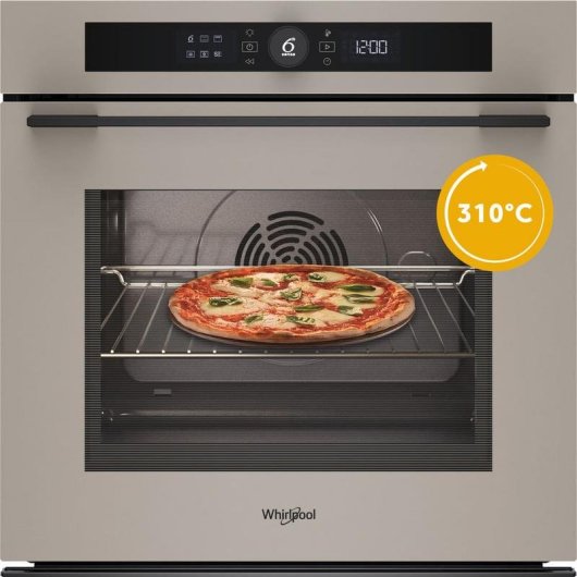 Forno da Incasso Whirlpool WOI5S8PM2SEA Pirolitico+Idrolitico 73L 60cm A+ Vapore Beige