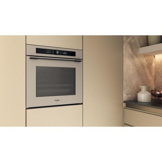 Forno da Incasso Whirlpool WOI5S8PM2SEA Pirolitico+Idrolitico 73L 60cm A+ Vapore Beige