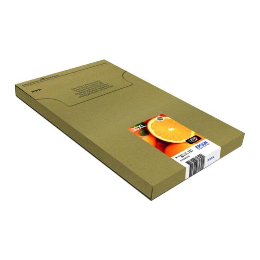 Cartucho de Tinta Epson Oranges Multipack 5 cores 33XL Claria Premium Ink EasyMail