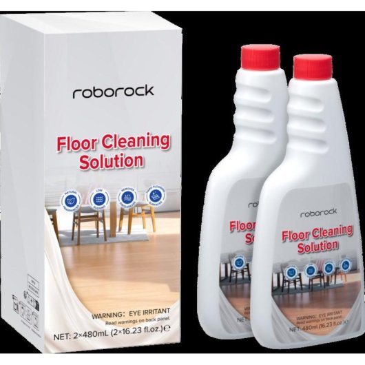 Solución de limpieza Roborock para robots aspirador, 480 ml, 2 piezas