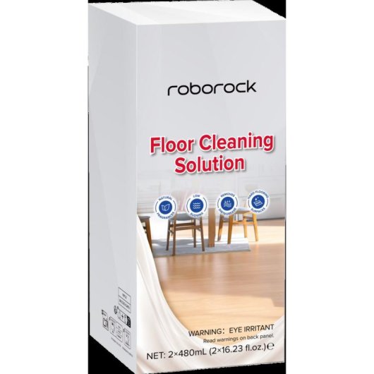 Solución de limpieza Roborock para robots aspirador, 480 ml, 2 piezas