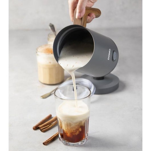 Calentador/Espumador de Leche Automático Domo DO745MF Gris 300 ml 500 W