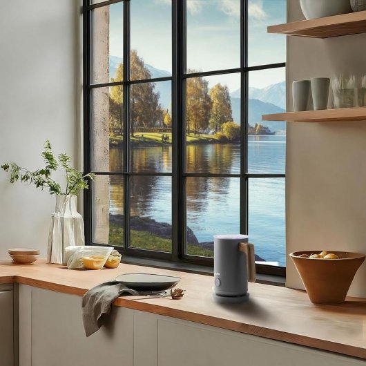 Calentador/Espumador de Leche Automático Domo DO745MF Gris 300 ml 500 W