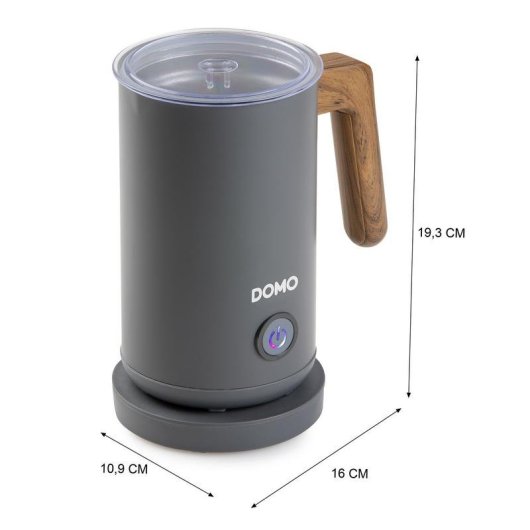 Calentador/Espumador de Leche Automático Domo DO745MF Gris 300 ml 500 W