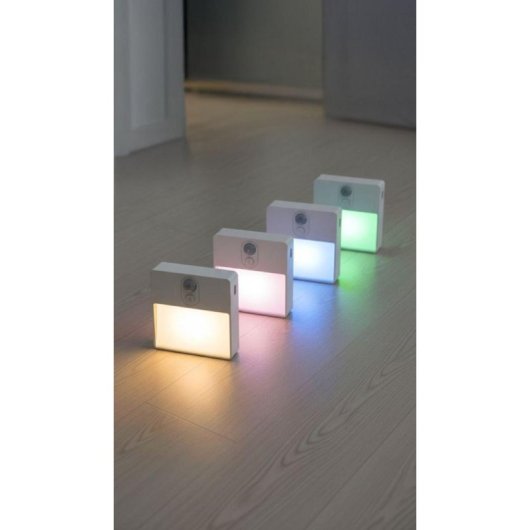 Luz Nocturna Ansmann NL5R LED Multicolor Recargable con Sensor de Movimiento