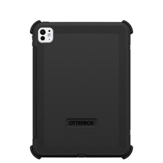 Funda OtterBox Defender para iPad Pro 11" (M5/M4), negra, multicapa, con soporte