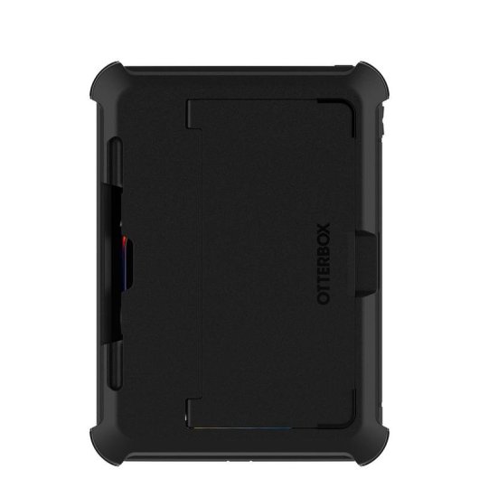 Funda OtterBox Defender para iPad Pro 11" (M5/M4), negra, multicapa, con soporte
