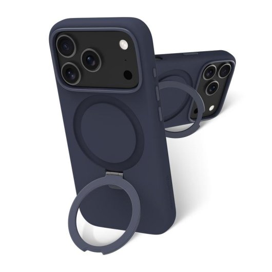 Funda pour mobile Dbramante1928 Roskilde MS Kick ICON Bleu avec support pour iPhone 17 Pro