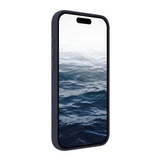 Funda para móvil Dbramante1928 Roskilde MS Kick ICON Cover Azul con soporte para iPhone 17 Pro Max