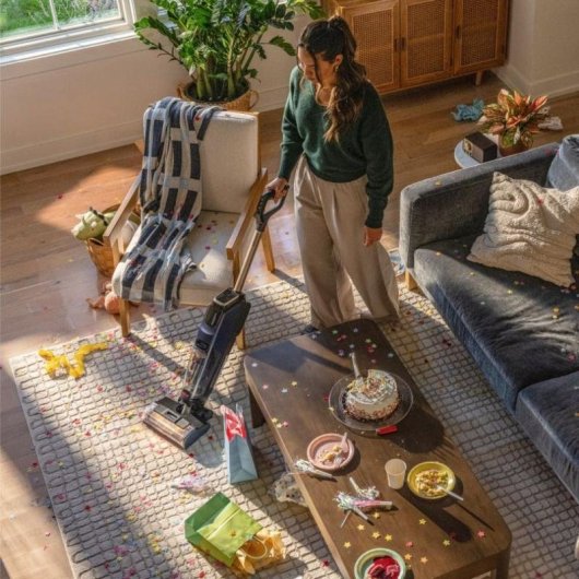 Aspirapolvere senza Fili Bissell CrossWave HydroScrub Pro 4,8 kg 45 min Blu Nero