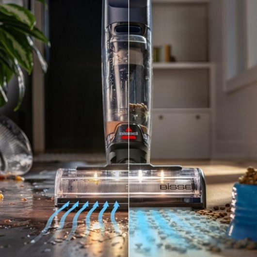 Aspirapolvere senza Fili Bissell CrossWave HydroScrub Pro 4,8 kg 45 min Blu Nero