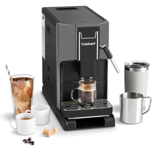 Cafetera Espresso Superautomática Cuisinart EM550E 1,5 L 19 Bares con molinillo y espumador