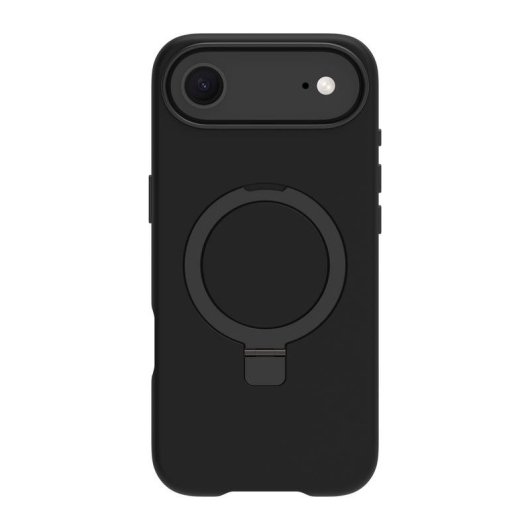 Funda para móvil Dbramante1928 Roskilde MS Kick ICON Cover Negra con soporte para iPhone 17 Air