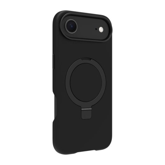 Funda para móvil Dbramante1928 Roskilde MS Kick ICON Cover Negra con soporte para iPhone 17 Air