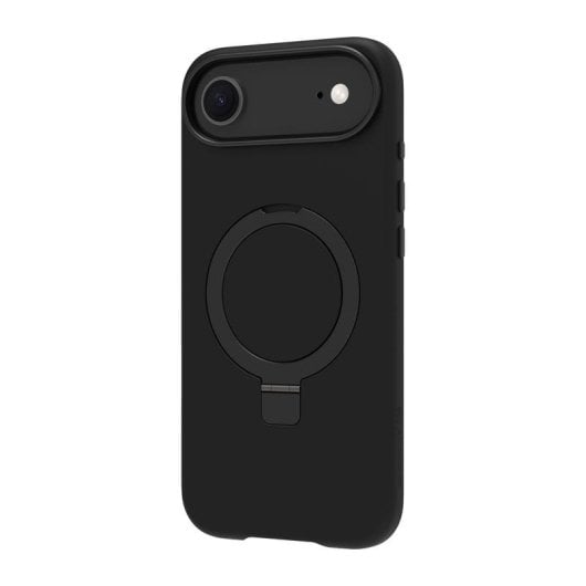 Funda para móvil Dbramante1928 Roskilde MS Kick ICON Cover Negra con soporte para iPhone 17 Air