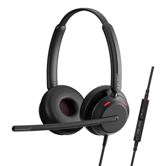 Kopfhörer Sennheiser IMPACT 760T mit USB-C-Kabel für Anrufe und Musik, schwarz