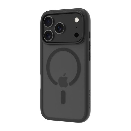 Funda para móvil Dbramante1928 Grenen MS Cover plástico negro resistente para iPhone 17 Pro