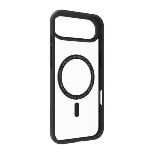 Funda para móvil Dbramante1928 Grenen MS Cover plástico negro reciclado para iPhone 17 Air