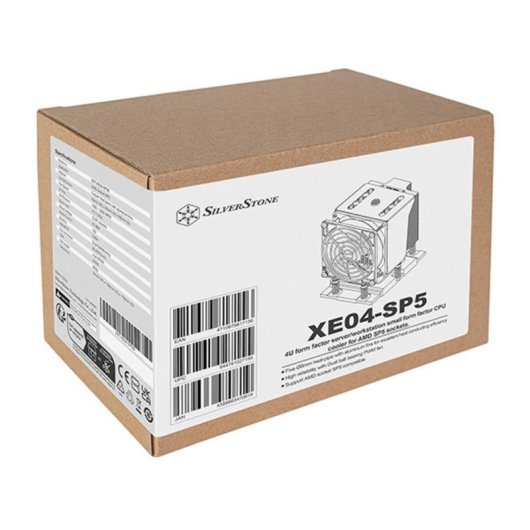 Refrigeration Air SilverStone Socket SP5 93x128x118 mm XE04-SP5 Noir