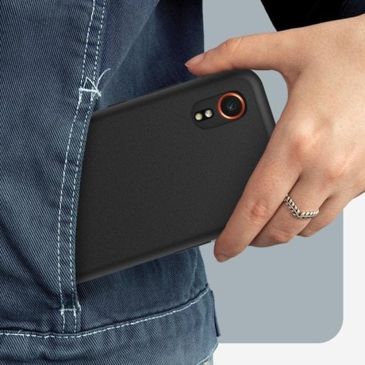 Funda OtterBox React Cover Plastique Noir Résistante pour Galaxy XCover 7