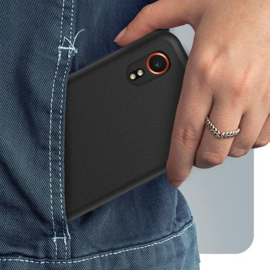 Funda OtterBox React Cover Plastique Noir Résistante pour Galaxy XCover 7
