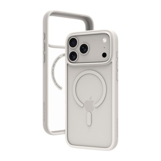 Funda para móvil Dbramante1928 Grenen MS Cover plástico blanco resistente para iPhone 17 Pro Max
