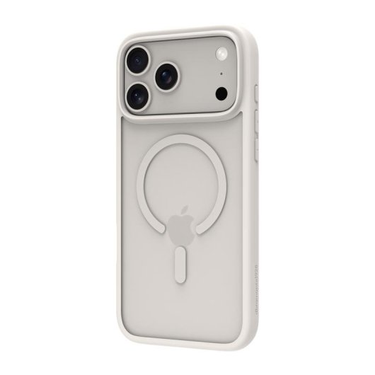 Funda para móvil Dbramante1928 Grenen MS Cover plástico blanco resistente para iPhone 17 Pro Max