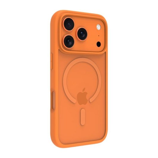Funda para móvil Dbramante1928 Grenen MS Cover plástico naranja para iPhone 17 Pro