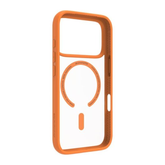 Funda para móvil Dbramante1928 Grenen MS Cover plástico naranja para iPhone 17 Pro