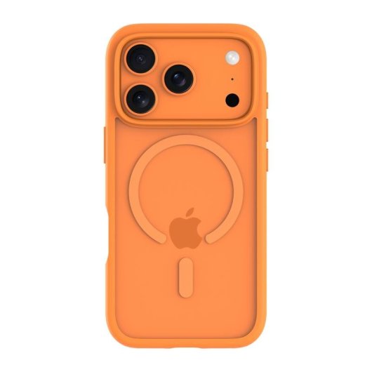 Funda para móvil Dbramante1928 Grenen MS Cover plástico naranja para iPhone 17 Pro