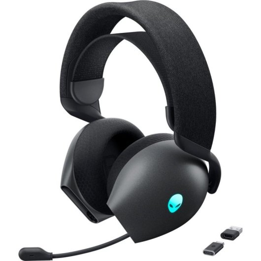 Auriculares Dell Alienware AW725H inalámbricos Bluetooth con Cancelación de Ruido y Dolby Atmos Negro