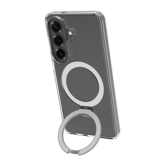 Funda para móvil Dbramante1928 Iceland Ultra D3O MAG Kick plástico transparente com suporte para Galaxy S26