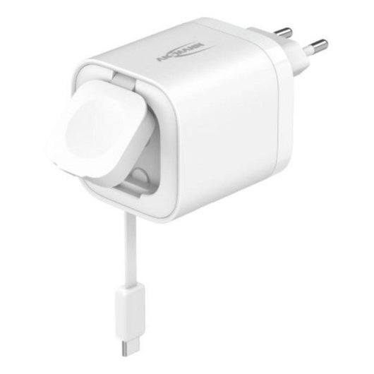 Ladegerät Ansmann 1001-0187 65W USB-C und USB-A Kabellos Weiß