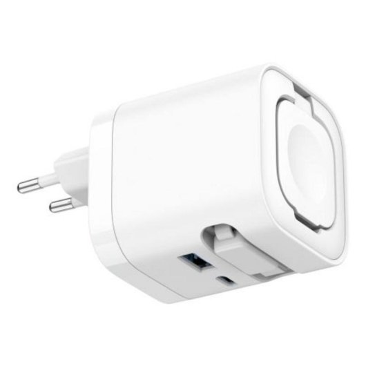 Ladegerät Ansmann 1001-0187 65W USB-C und USB-A Kabellos Weiß
